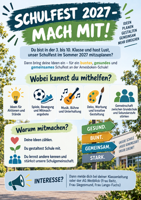 2026 Schulfest Mitmach Aufruf - LF 2026 Schulfest Mitmach Aufruf